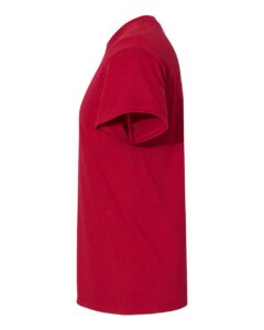 Heavy Cotton T-Shirt – Antique Cherry Red (side)