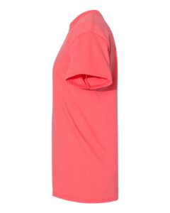 Heavy Cotton T-Shirt – Coral Silk (side)