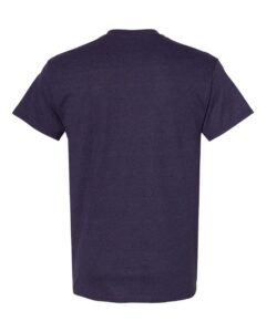 Heavy Cotton T-Shirt – Blackberry (back)