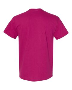 Heavy Cotton T-Shirt – Berry (back)