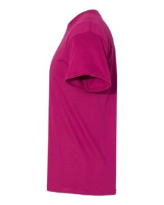 Heavy Cotton T-Shirt – Berry (side)