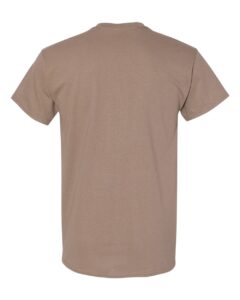 Heavy Cotton T-Shirt – Brown Savana (back)
