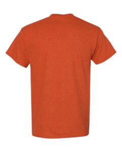 Heavy Cotton T-Shirt – Antique Orange (back)