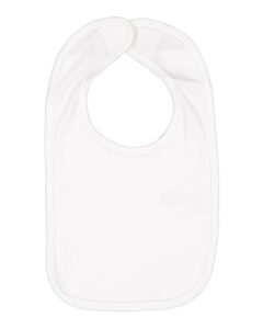 Rabbit Skins 1005 Infant Premium Jersey Bib – White