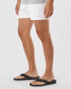 Boxercraft C11 Men’s Cotton Boxers – White (on model side)