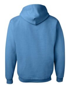 JERZEES 996MR Unisex NuBlend® Hooded Sweatshirt – Columbia Blue (back)