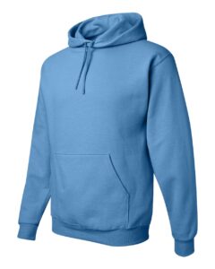 JERZEES 996MR Unisex NuBlend® Hooded Sweatshirt – Columbia Blue (side)