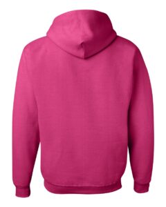 JERZEES 996MR Unisex NuBlend® Hooded Sweatshirt – Cyber Pink (back)