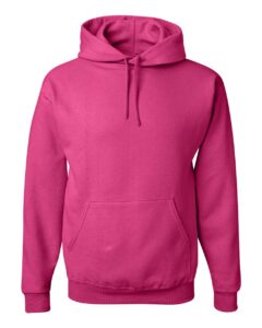 JERZEES 996MR Unisex NuBlend® Hooded Sweatshirt – Cyber Pink