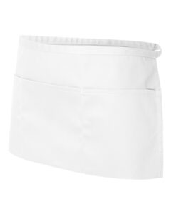 Liberty Bags 5501 Waist Apron – White (side)