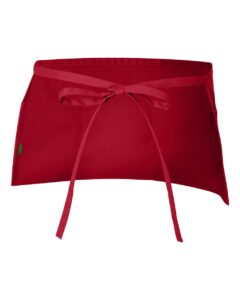 Liberty Bags 5501 Waist Apron – Red (back)