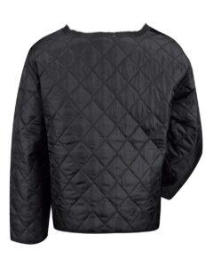 Red Kap LN30 Unisex Zip-In/Zip-Out Liner – Black (back)