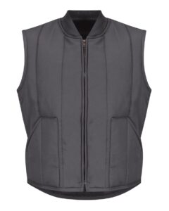 Red Kap VT22 Men’s Quilted Vest – Charcoal