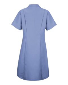Red Kap DP23 Women’s Short Sleeve Dress – Light Blue (back)