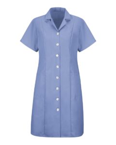 Red Kap DP23 Women’s Short Sleeve Dress – Light Blue