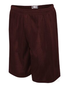 C2 Sport 5109 Men’s Mesh 9″ Shorts – Maroon (side)