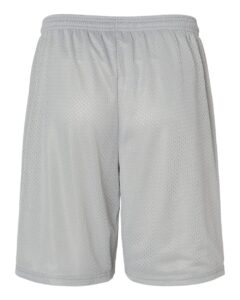 C2 Sport 5109 Men’s Mesh 9″ Shorts – Silver (back)