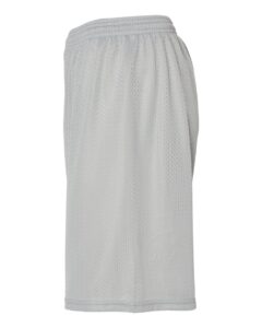 C2 Sport 5109 Men’s Mesh 9″ Shorts – Silver (side)