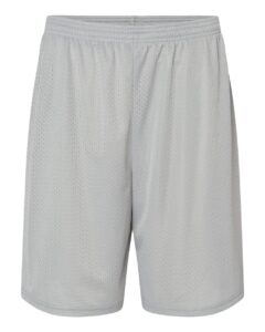 C2 Sport 5109 Men’s Mesh 9″ Shorts – Silver