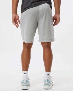 C2 Sport 5109 Men’s Mesh 9″ Shorts – Silver (on model back)