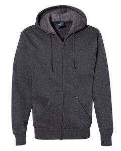 J. America 8821 Men’s Premium Full-Zip Hooded Sweatshirt