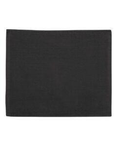 Carmel Towel Company C1518 Velour Hemmed Towel – Black