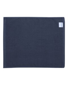 Carmel Towel Company C1518 Velour Hemmed Towel – Navy (back)