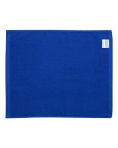 Carmel Towel Company C1518 Velour Hemmed Towel – Royal (back)