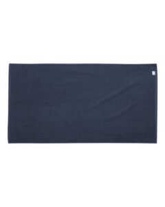 Carmel Towel Company C3060 Velour Beach Towel – Navy (back)