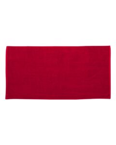 Carmel Towel Company C3060 Velour Beach Towel – Red