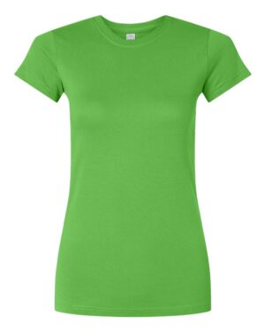 LAT 3616 Women’s Fitted Fine Jersey Tee – Apple