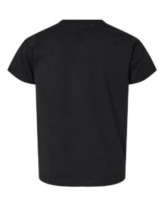 Rabbit Skins 3321 Toddler Fine Jersey Tee – Black (back)