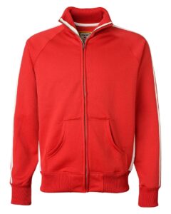J. America 8858 Men’s Vintage Polyester Fleece Track Jacket