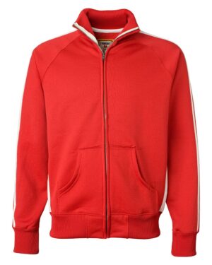 J. America 8858 Men’s Vintage Polyester Fleece Track Jacket