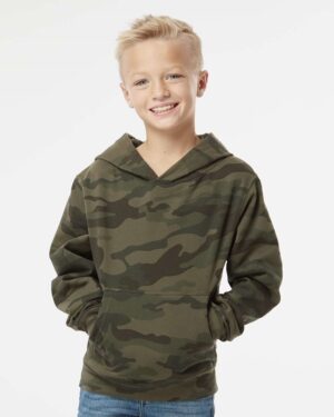 Independent Trading Co. SS4001Y Youth Midweight Hooded Sweatshirt