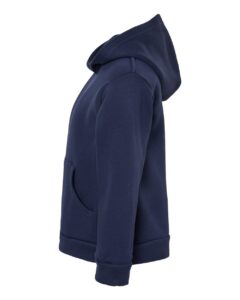 BELLA + CANVAS 3719T Toddler Sponge Fleece Pullover Hoodie Sweatshirt – Navy (side)