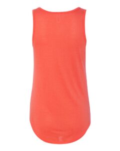 BELLA + CANVAS 8805 Women’s Flowy V-Neck Tank – Coral (back)