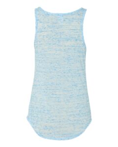 BELLA + CANVAS 8805 Women’s Flowy V-Neck Tank – Blue Marble (back)