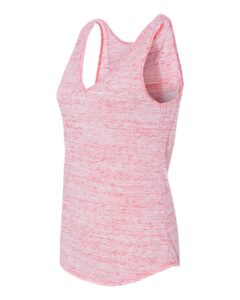 BELLA + CANVAS 8805 Women’s Flowy V-Neck Tank – Red Marble (side)