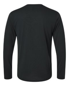Gildan 42400 Unisex Performance® Long Sleeve T-Shirt – Black (back)