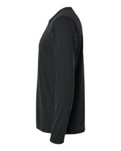 Gildan 42400 Unisex Performance® Long Sleeve T-Shirt – Black (side)