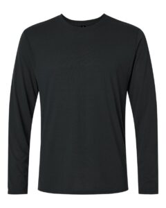 Gildan 42400 Unisex Performance® Long Sleeve T-Shirt – Black