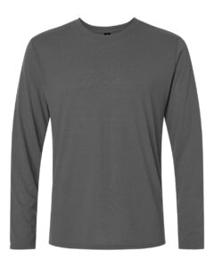 Gildan 42400 Unisex Performance® Long Sleeve T-Shirt – Charcoal