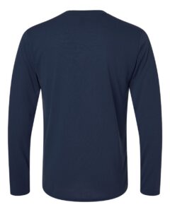 Gildan 42400 Unisex Performance® Long Sleeve T-Shirt – Navy (back)
