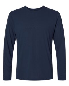 Gildan 42400 Unisex Performance® Long Sleeve T-Shirt – Navy