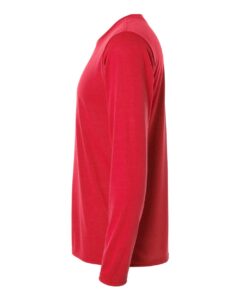 Gildan 42400 Unisex Performance® Long Sleeve T-Shirt – Red (side)