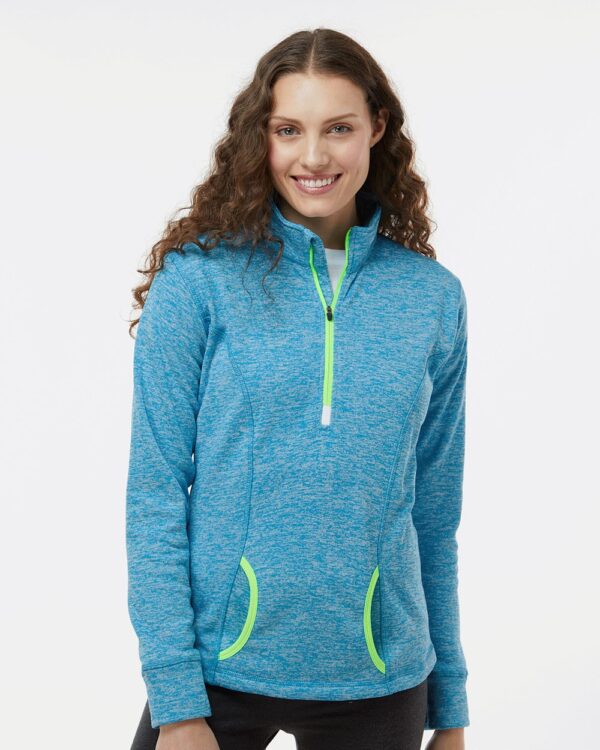 J. America Women’s Cosmic Fleece Quarter-Zip Pullover