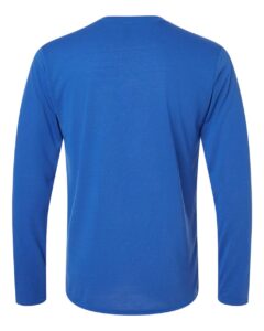 Gildan 42400 Unisex Performance® Long Sleeve T-Shirt – Royal (back)