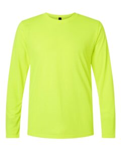 Gildan 42400 Unisex Performance® Long Sleeve T-Shirt – Safety Green