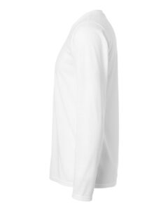 Gildan 42400 Unisex Performance® Long Sleeve T-Shirt – White (side)